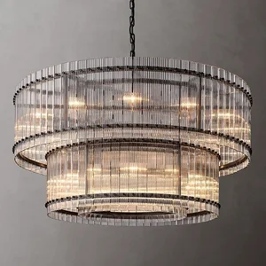 American Post-Modern Luxury Crystal Chandelier New Nordic Style Remote Control for Home Living Room Dining Room Bedroom Hanging