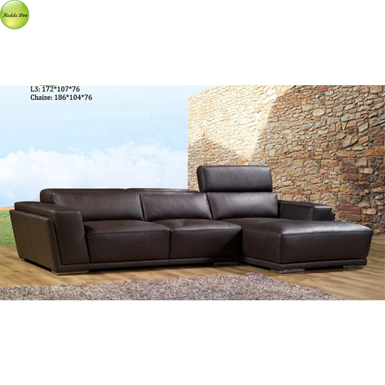 High Quality Luxury Office Visitor Design Small White L Shape Sofa With