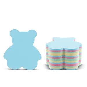 Customized High Quality Recyclable Sticky Note Memo Pad Different Shaped School Stationery Made From Paper