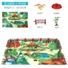 Mini carte petit dinosaure, ensemble de 28 pièces, emballage en sac opp