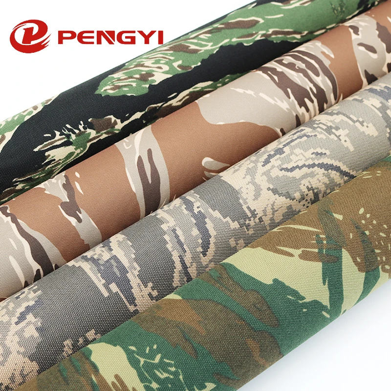 50% нейлон хлопок водонепроницаемый дышащий Тигр Камуфляжный принт для куртки сумки