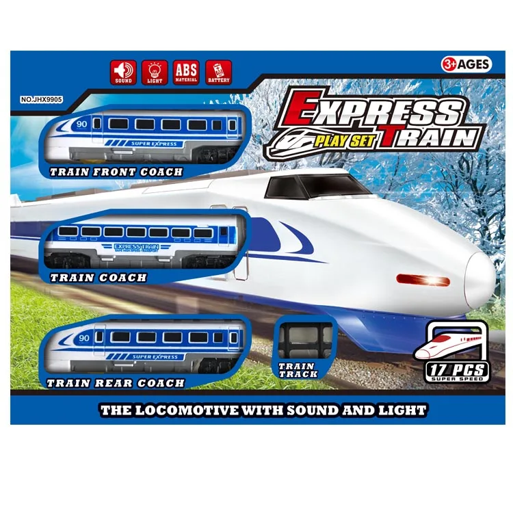 Simulation Electric Train Coach Express Train Toy With Light And Music -  Buy Train Set Toy,Simulation Train Toy,Express Train Toy Product on  