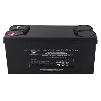 Sunstone Original Manufacture Batterie Solaire 12v 200ah Deep Cycle ...