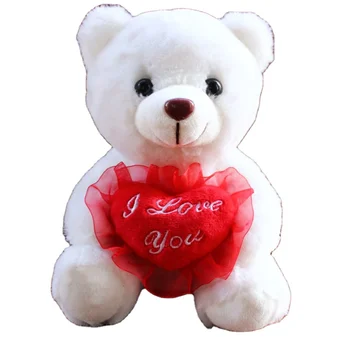 LED Plush Toy Valentine's Day Gift 22cm LED Light Up Teddy Bear Plush Stuffed Toy Glowing Plush Teddy Bear