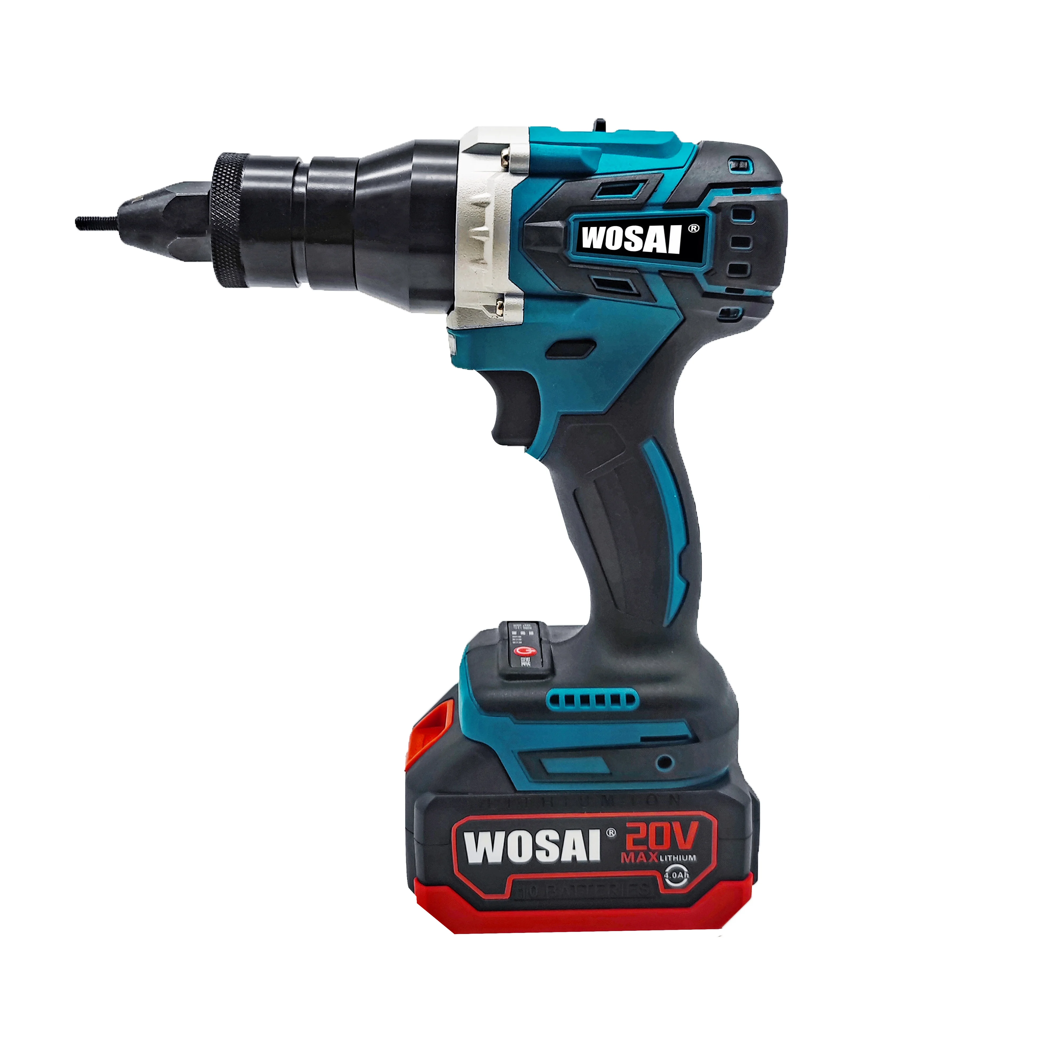 Лидер продаж беспроводной Электроинструмент WOSAI 20 в электрический ручной пистолет с заклепками и гайками