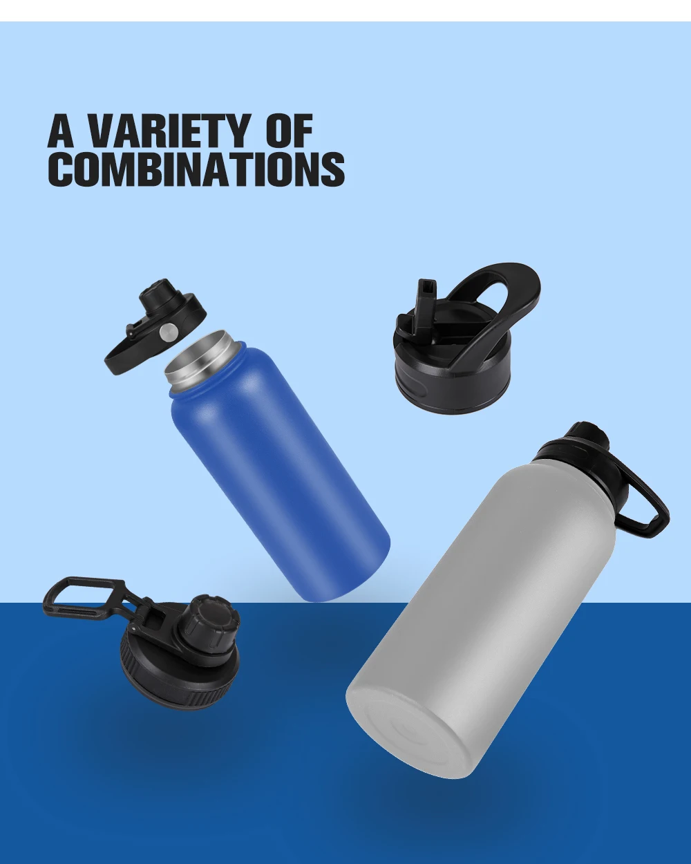 Wholesale Bulk Lid Double Wall Stainless Steel 32oz Vacuum Flask