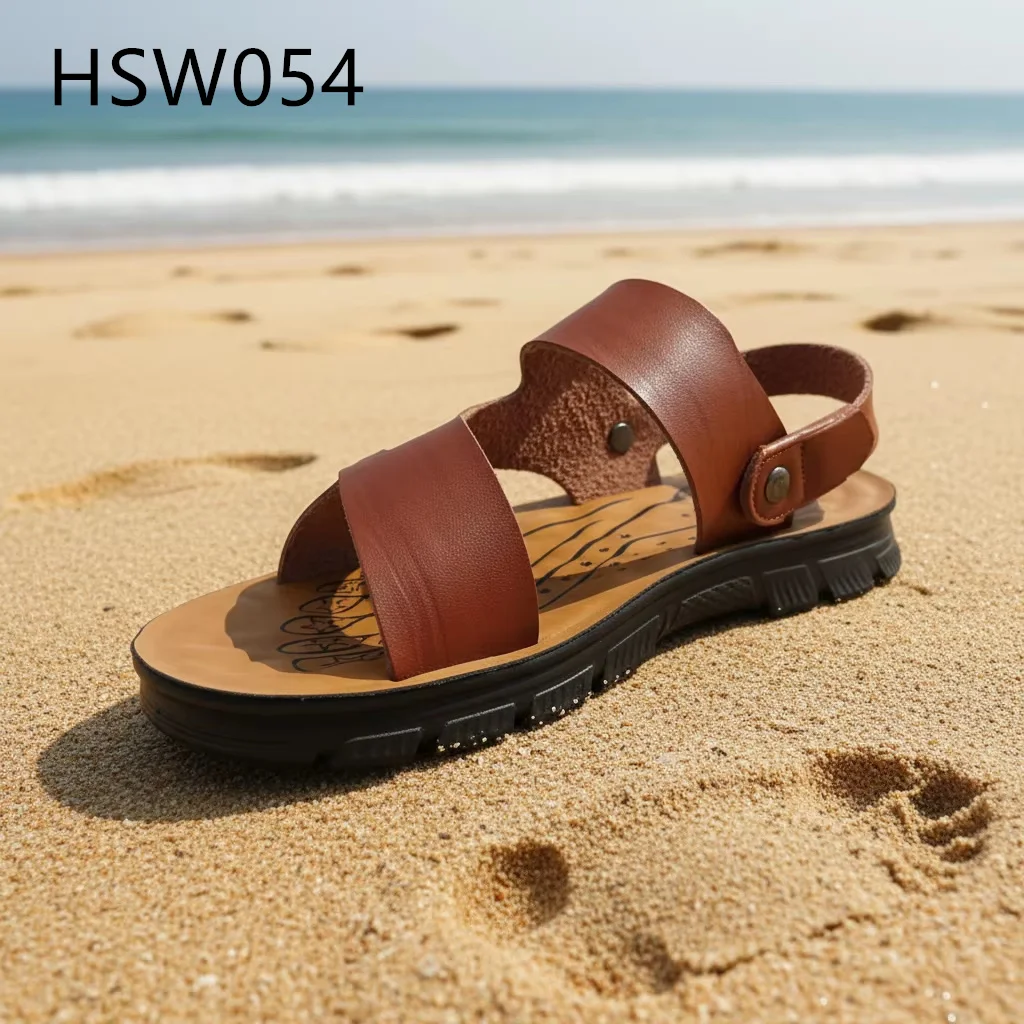 ZYF,2026 New Style Adjustable Straps Design Beach Shoes Seaside Vacations Wide-toe Barefoot Shoes Popular in Africa HSW054