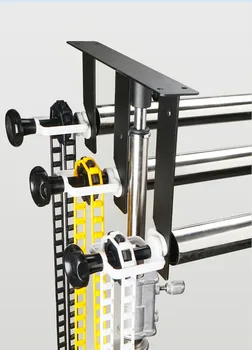 Triple Roller Wall Mount Retractable Manual Photography Backdrop Support System Photo Video Studio Backdrop Stand detail image