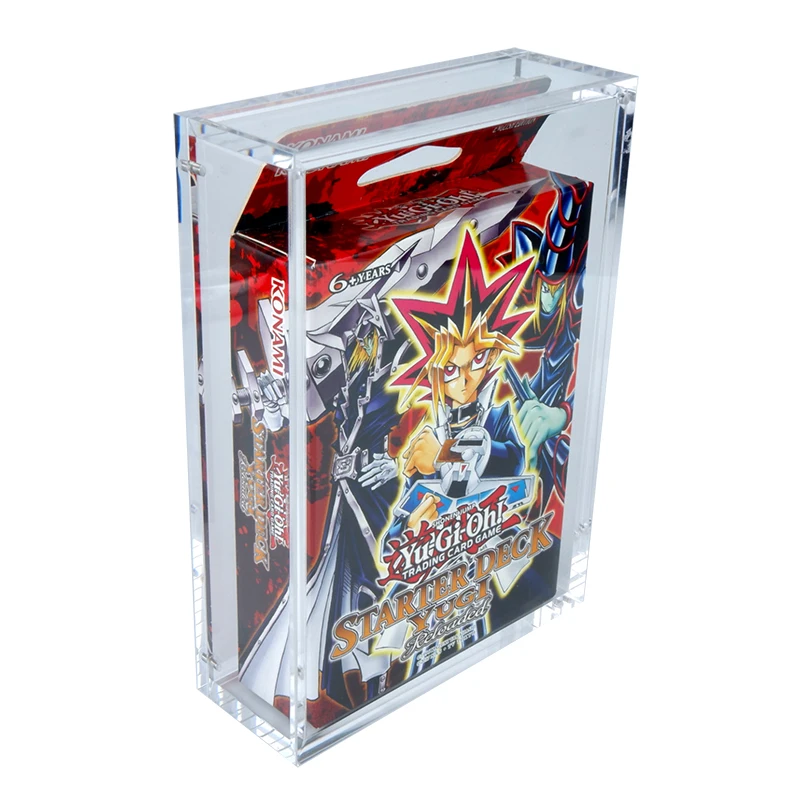 how thick is a yugioh card Amazon.com: TCGHalo Acrylic Yugioh Booster Box Case (3 Pack) Acrylic  Display Case for Yu-Gi-Oh Booster Box - Sliding Magnetic Lid 5MM Thick main image 1