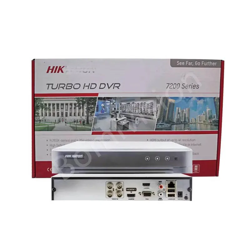 4 Channel DVR with 1200m Signal HDTVI - Hikvision DS-7204HGHI-M1