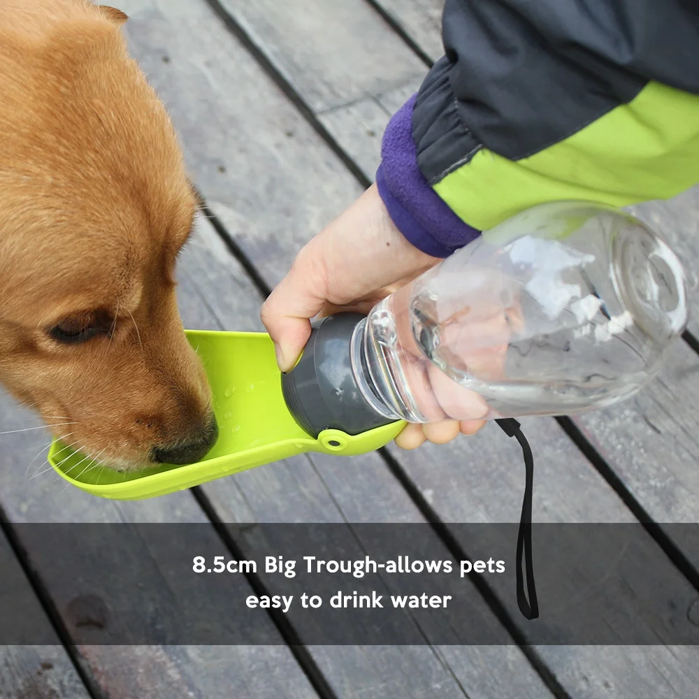 Portable Dog Water Bottle For Walking Leak Proof Foldable Pet Water