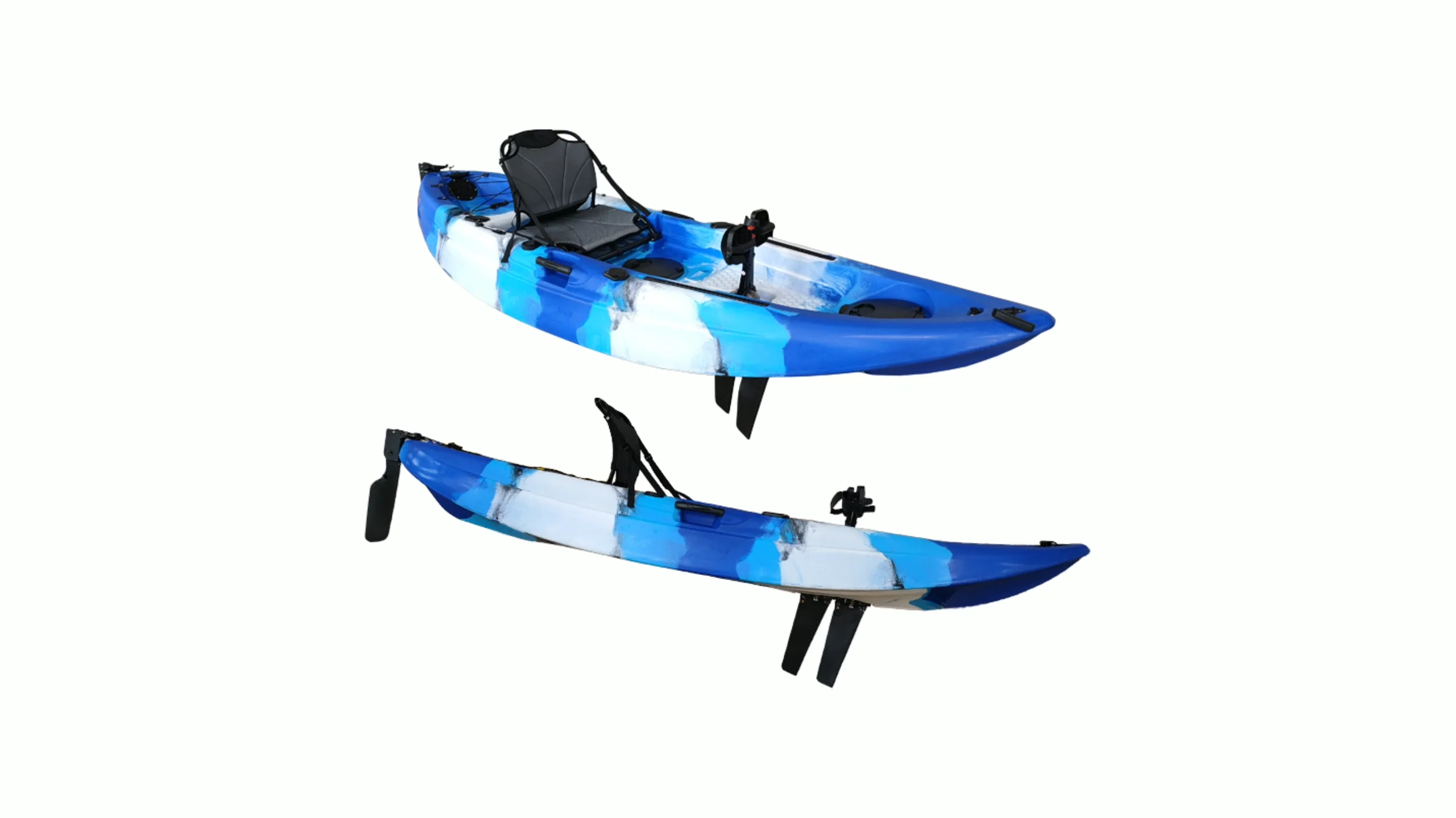 Outdoor Fishing Row Fishing Family Fun Two Person Kayak Kayak Fishing