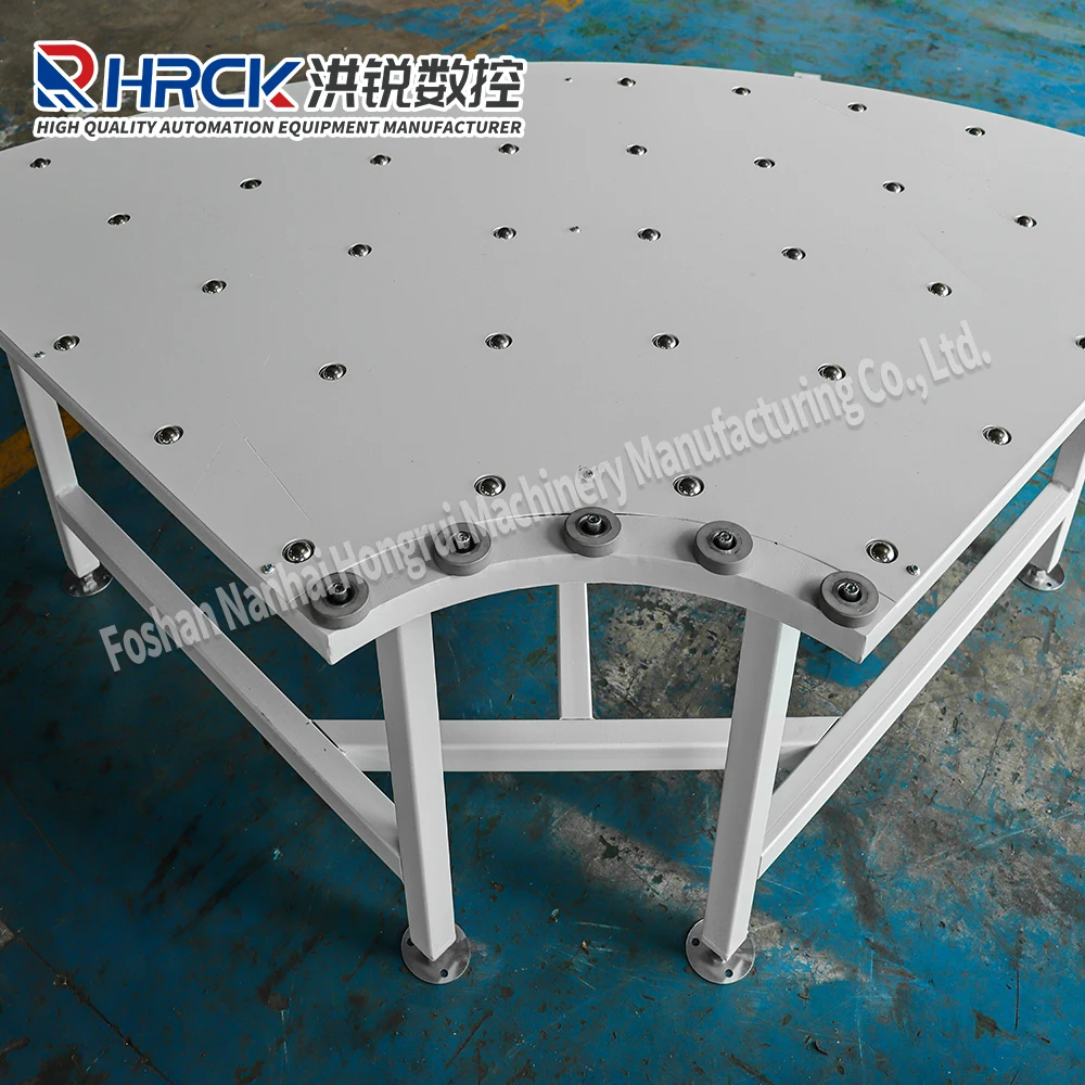 Hongrui Strong Structure Durable Pneumatic Ball-floating Transmission Table for Woodworking Workshop OEM with CE Certificate