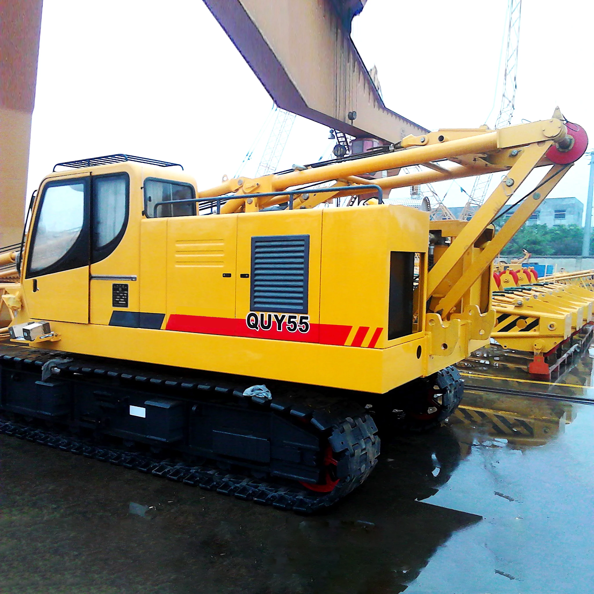 55 Ton Crawler Crane Quy55 Small Hydraulic Mobile Crawler Crane With ...