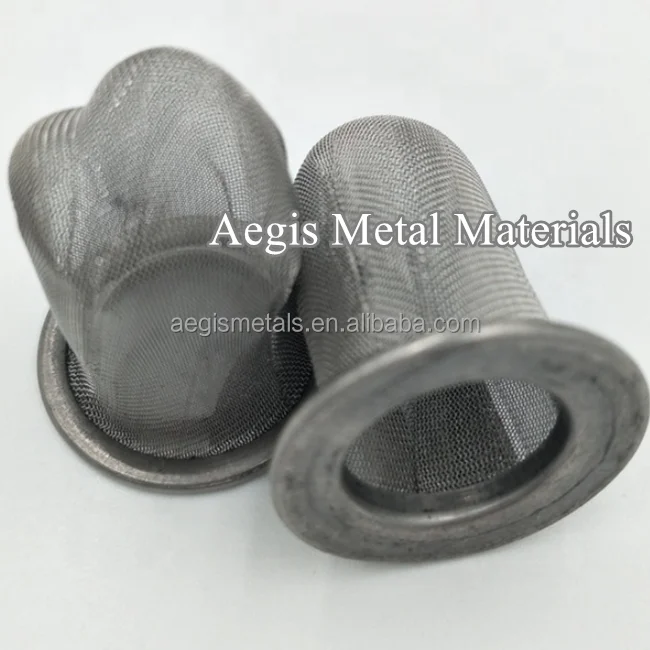 Dust Particles Water Filtering 30cm 20mm 25mm 300 125 50 200 Micron Stainless Steel Cone Wire Mesh Filter Strainer