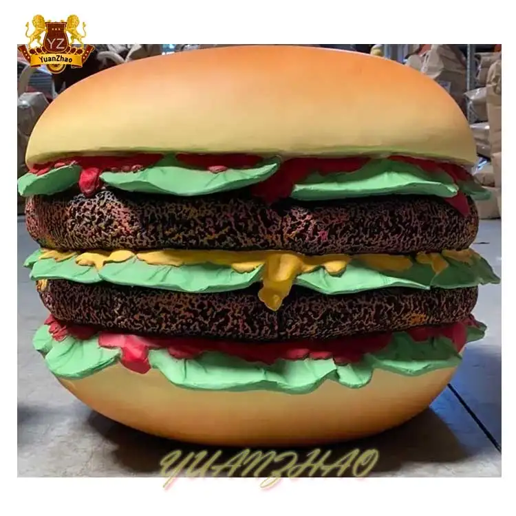 Alibaba.com: YZ-w003 Food Theme Fiberglass Hamburger Statue, Large