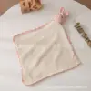 Pink rabbit bib