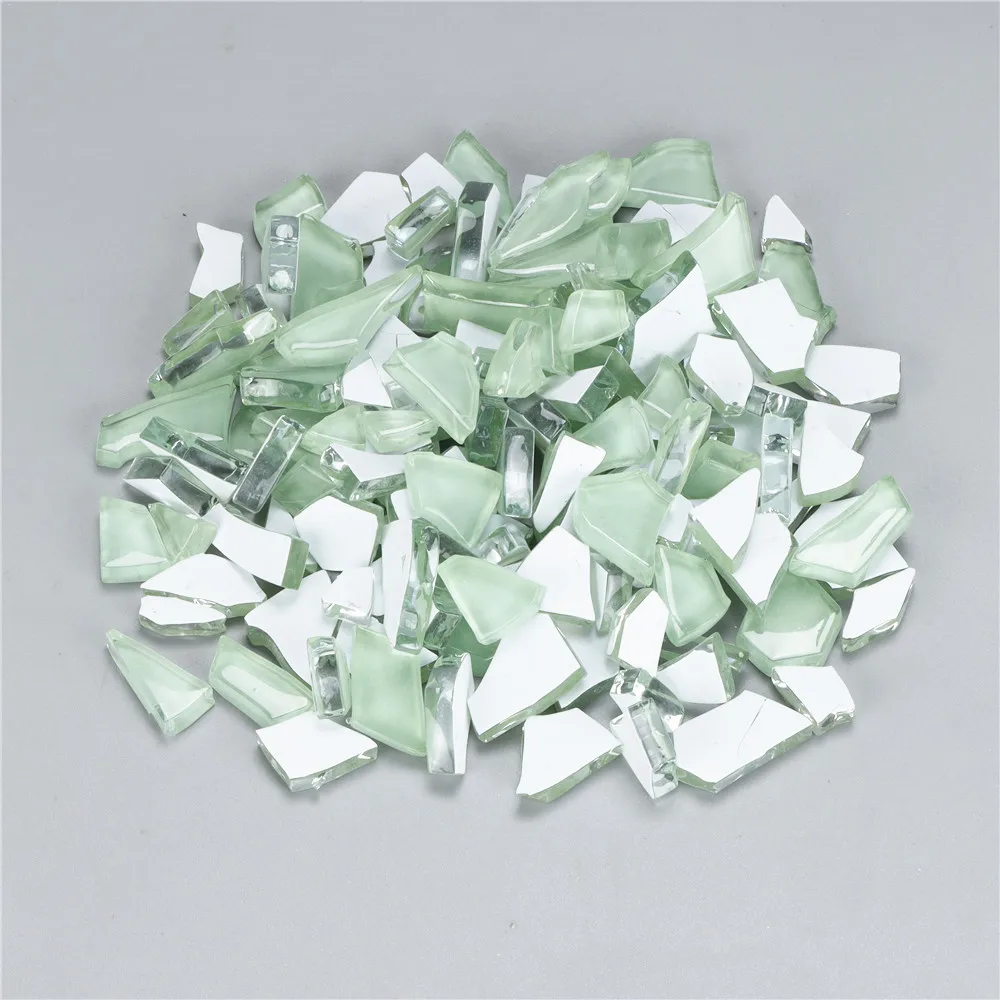 Irregular Mosaic Tile Decorative Broken Glass Mosaic Pieces For Art ...