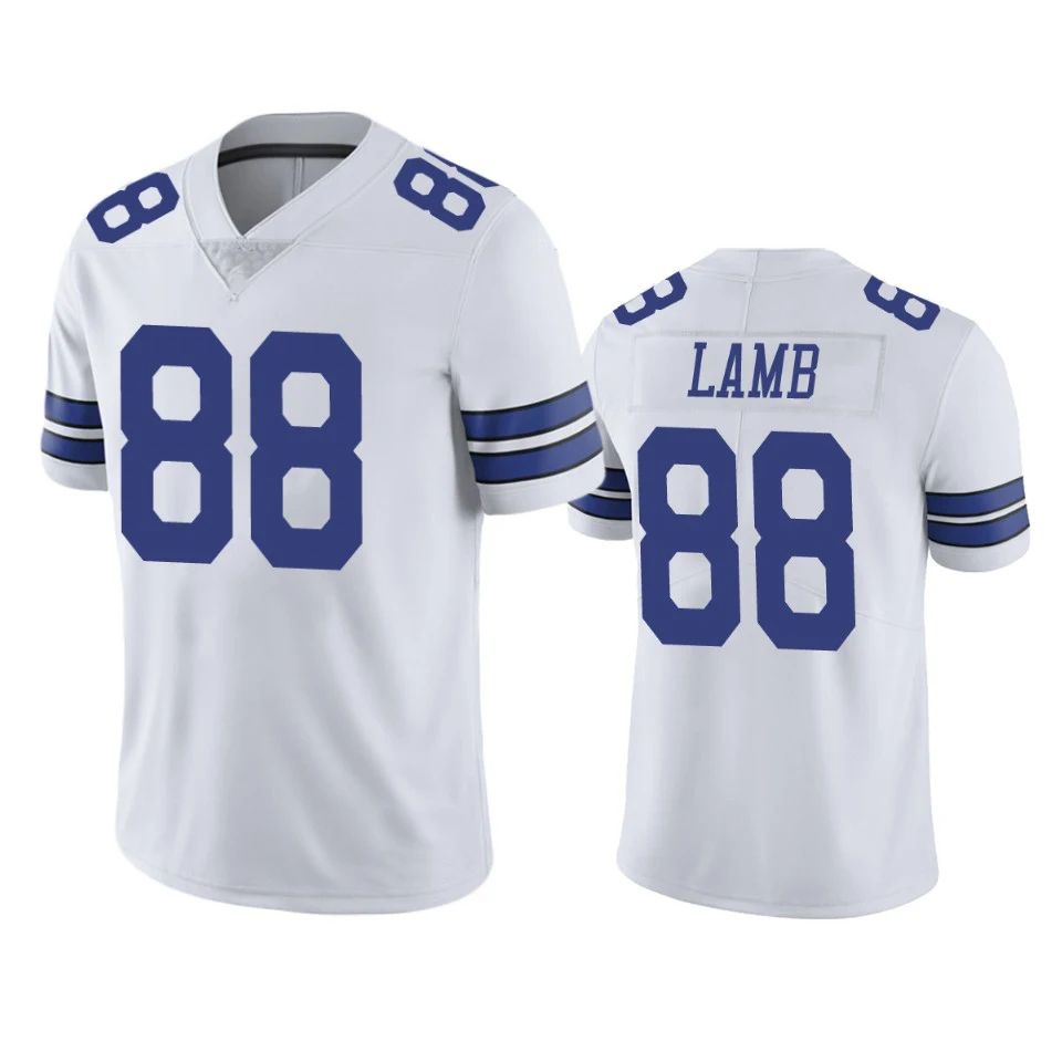 Wholesale Youth 4 Dak Prescott 19 Amari Cooper 21 Ezekiel Elliott 88 CeeDee  Lamb Kids American Football Jersey Stich S-5XL From m.