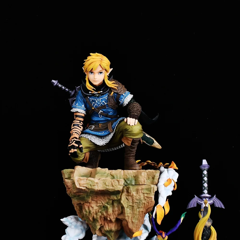 Large Size Anime Statue-the Legend of Zelda Link Character Model Toy Ornament PVC Game Action Figure