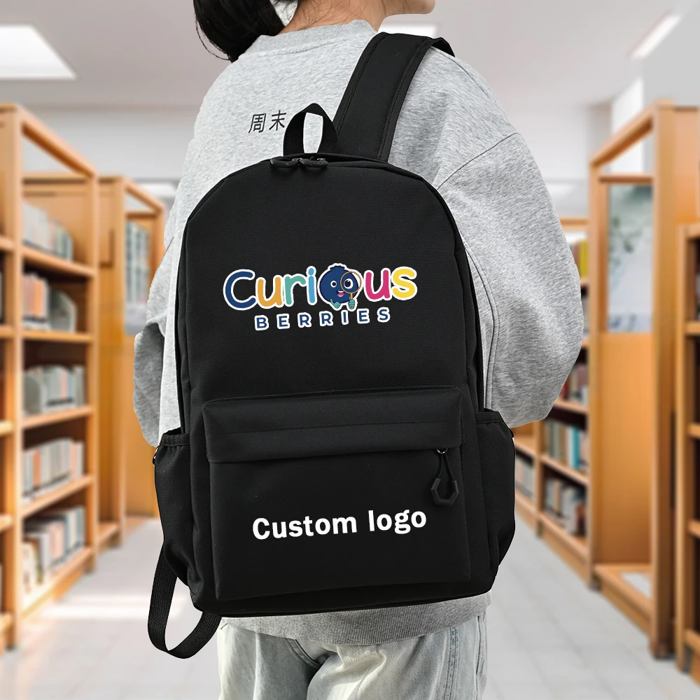 Custom wholesale logo primary oxford fashion unisex kids backpack 2025 waterproof school children's casual bag
