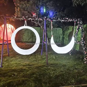 Garden Decorative Light Hanging Swing Light Plastic Crafts