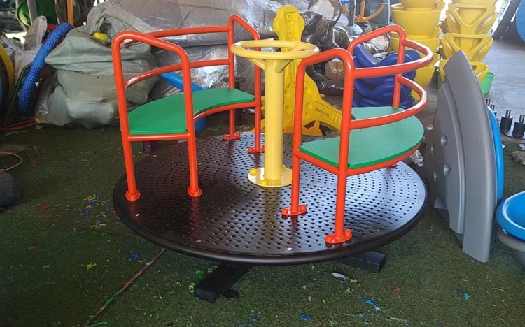 Outdoor Children's Multi-Player Interactive Swivel Chair Series High Quality Mini Carousel Indoor Playground Equipment Price