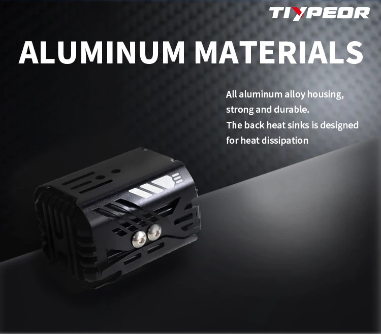 product tiypeor universal car motorcycle spotlight headlight fog light led auxiliary light assembly driving lamp for motorbike atv utv-5