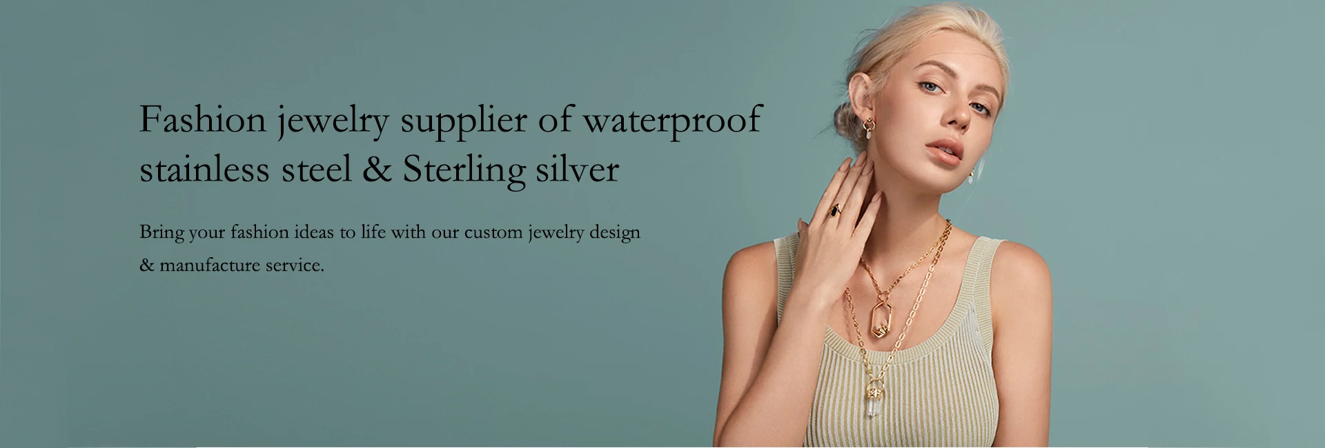 Trendy Stainless Steel 19 mm Watch Wristband CN307079BSWR_K0029798 main image 1