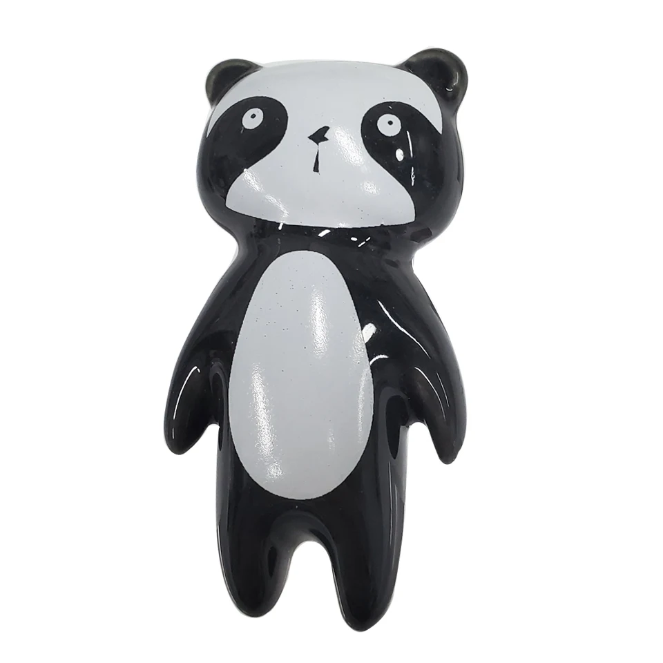 Porcelain Knobs Cute Animal Children Room Handles Kid Room Cartoon Ceramic Knob Panda Children Handle  