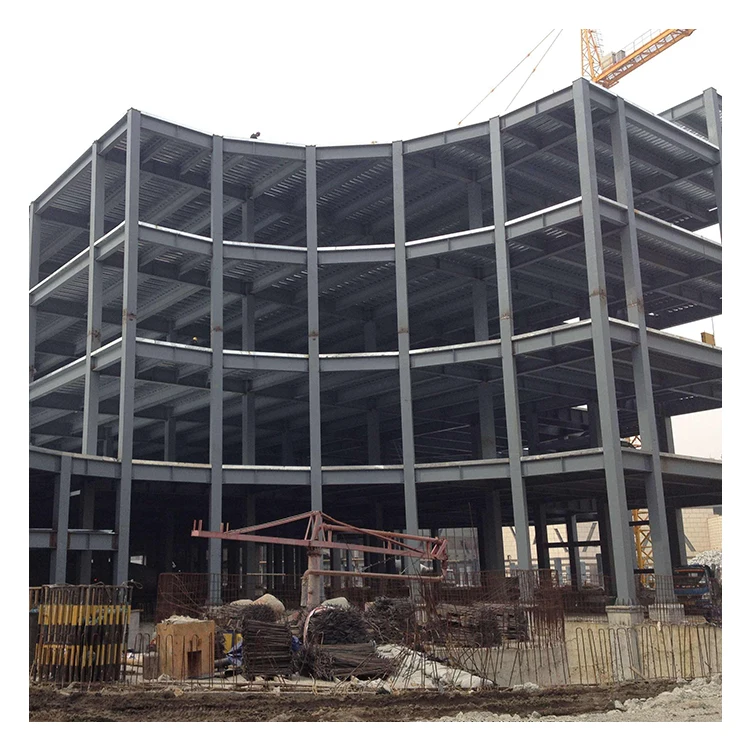 Steel Structure Building Exported to Russia Prefab Houses Modular Hous Large Steel Structure Supermarket Ready  Made Houses