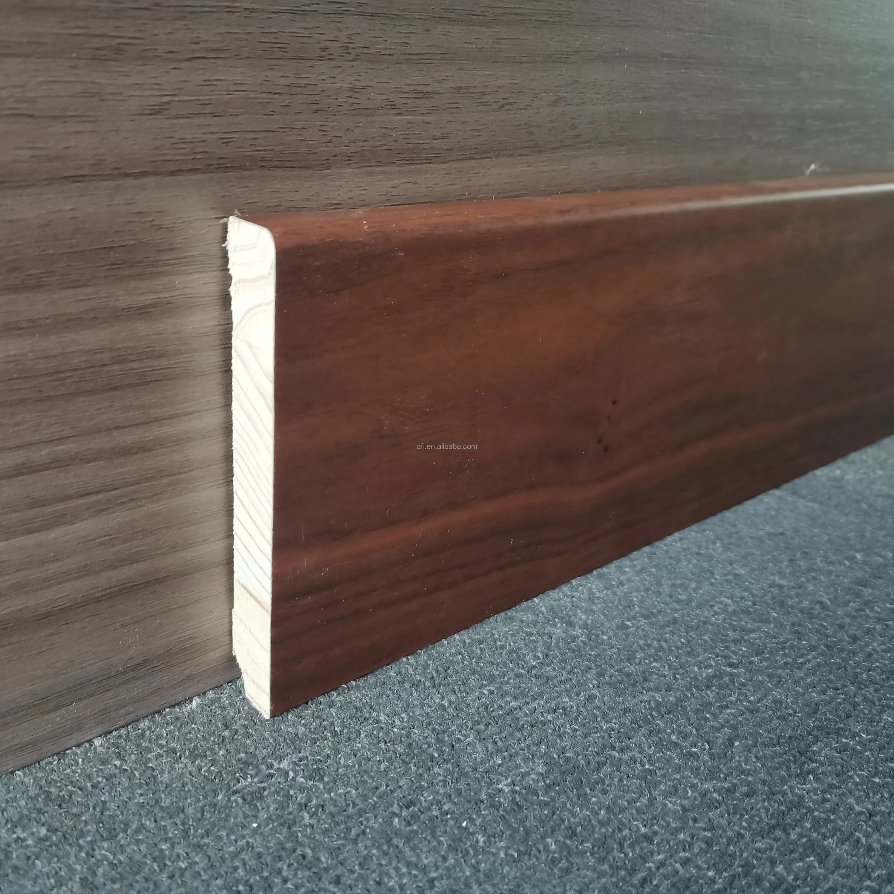 White Gesso Primed Mdf And Radiata Pine Wood Crown Molding For Ceiling