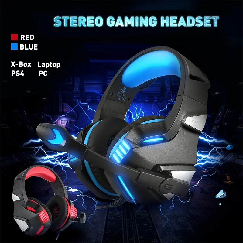 Hunterspiderゲーミングヘッドセットps 重低音強化 LEDマイク付き Amazon.co.jp: Hunterspider ゲーミングヘッドセット ps4 重低音