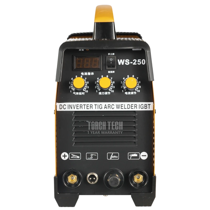 Tig Welder Machines DC Inverter maquina para soldar 200 250amp Welders Pulse  aluminum 220V IGBT Stick tig ac dc Welding Machine