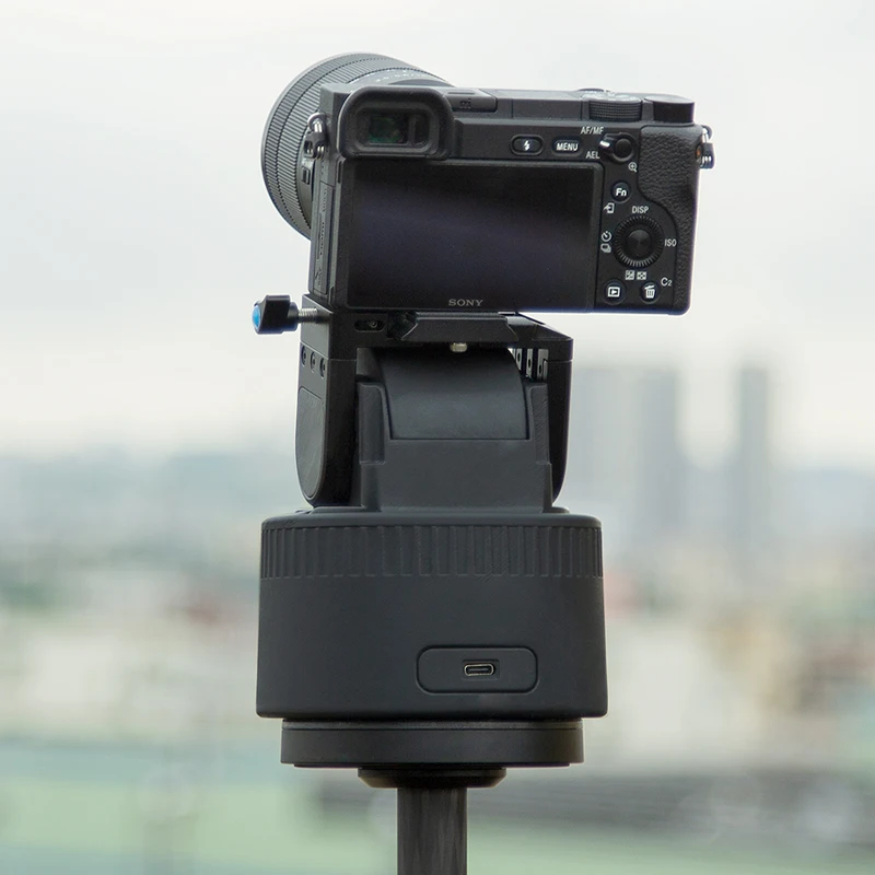 Panoramic Remote Control Pan Tilt Motorized Tripod Electric Head for Phones Cameras