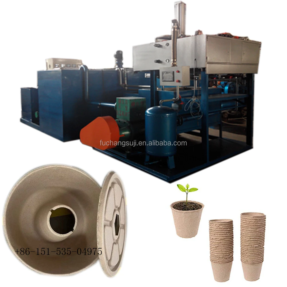Biodegradable Cocoon Pot Planter Forming Machinery- Peat Pot Making Machine