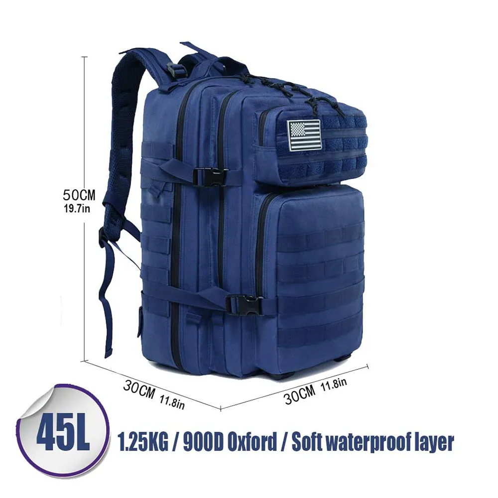FREE SAMPLE Men and Women Practical Assault Backpack 45L Training Assault Bag Practical Big Backpack