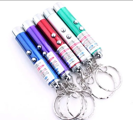Details about   2 In1 Mini Red Pointer Pen Keychain Flashlight Child Pet Cat Toy Fast Shipping 