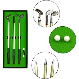 Factory Direct Cross-Border Wholesale of Simulation Club Golf Gift Pen for Autumn Golf Accessories