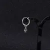 E007-Silver 7 (One no ear hole earring)