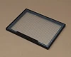 Black Aluminum + Fluted Glass