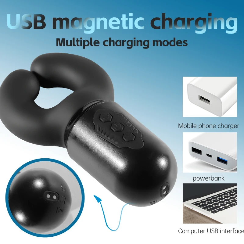 10-Speed Nipple Clitoral Breast Clips Clamp Vibrator for Women/Men Breast Massage Adult Couple Sex Toys