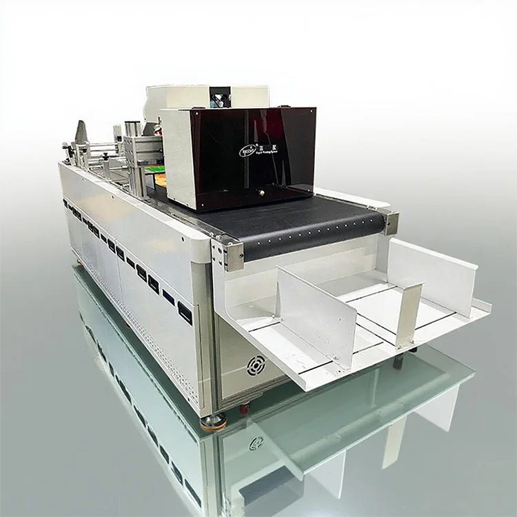 Lansong Fully Automatic Inkjet Paper Printers for Non-woven Bag Corrugated Cardboard Kraft Paper Tissue Napkins Cup Fan factory