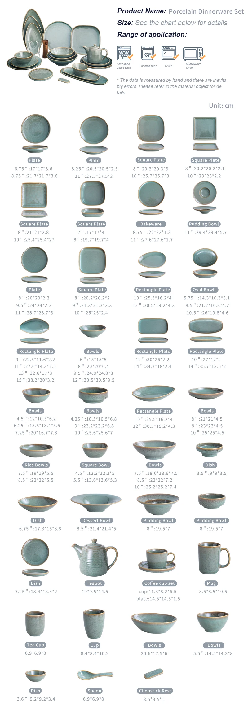 10 inch unique reactive glaze green color bowls with anti hot foot custom color or mold acceptable-56