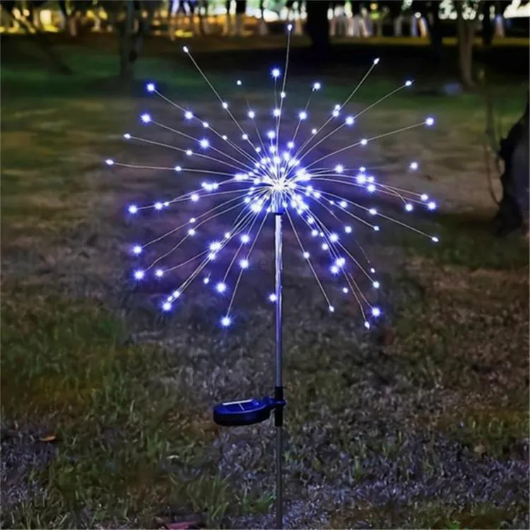 Copper Wire Firework String Lights Silver Copper Wire Fireworks String Electronic Fireworks Adornos Led Navidad Light