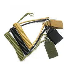 Custom Single Point Chain Spring Rope Waterproof Anti-Loss Safety Tactical Mission Holster Hunting Shooting Outdoor