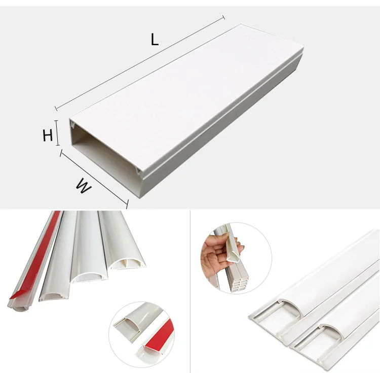 China PVC Trunking use for distribution box Cable Channel Slotted Type  Manufacture and Factory