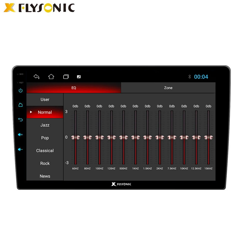 Flysonic 2 Din 9 Inch Android Car Player Big Screen Touch Screen Car Rearview Monitor Stereo MP5 Multimedia Auto Electronics