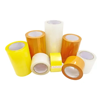 Eco Friendly Polypropylene Film Packaging Tape Pull-resistant transparent  Adhesive Packing Tape