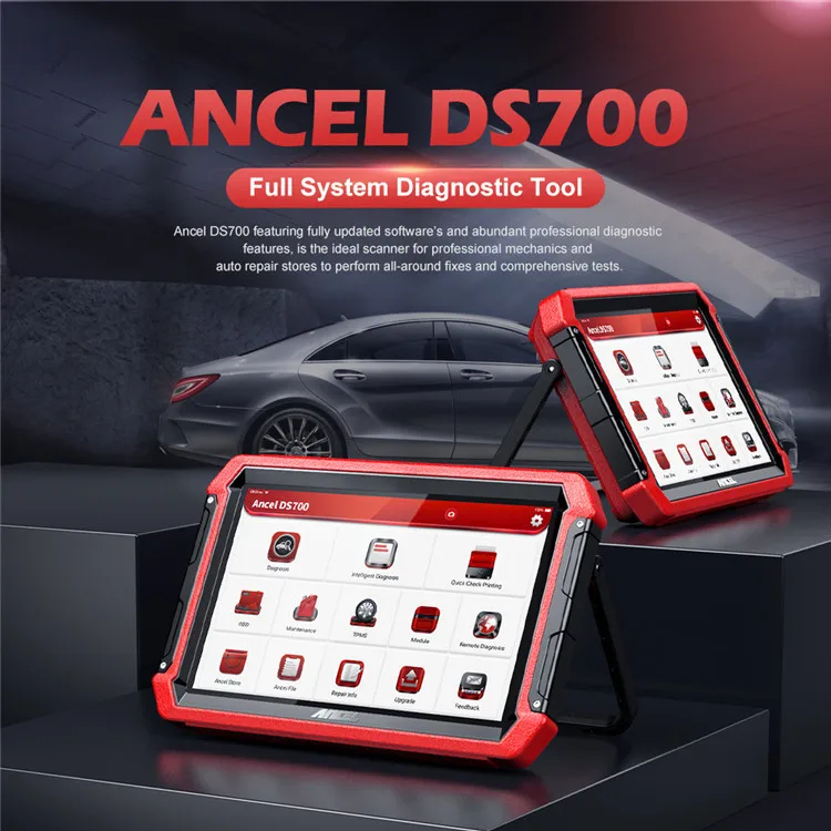 Ancel DS700 Advanced Function Full System Diagnostic Online Coding 34 Maintance Service